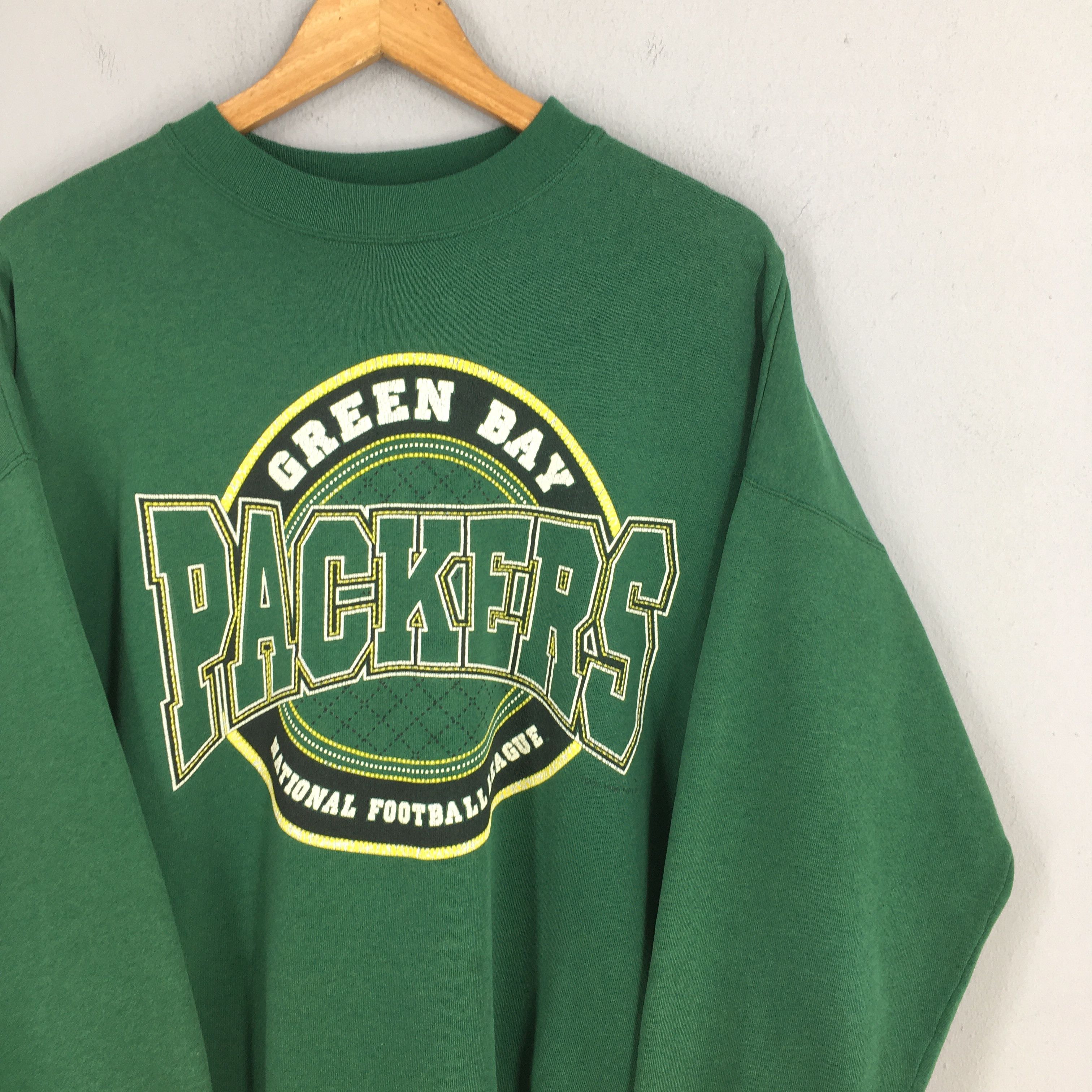 Hanes × NFL × Vintage Vintage Green Bay Packers Football NFL Sweatshirt 2XLarge Size US XXL / EU 58 / 5 - 2 Thumbnail