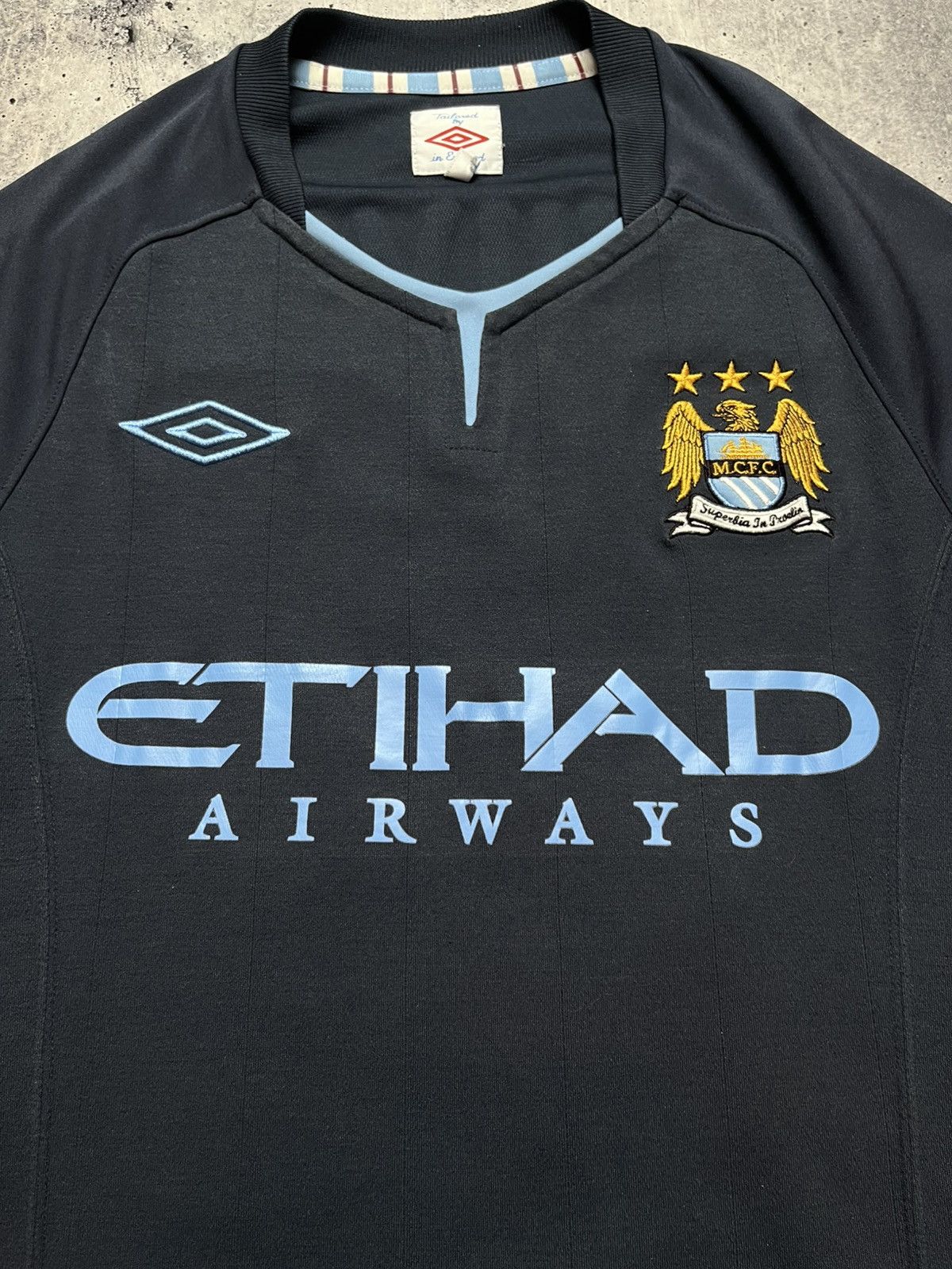 Umbro Manchester City Umbro 2010/2011 Home Soccer Jersey Football Size US XS / EU 42 / 0 - 6 Thumbnail