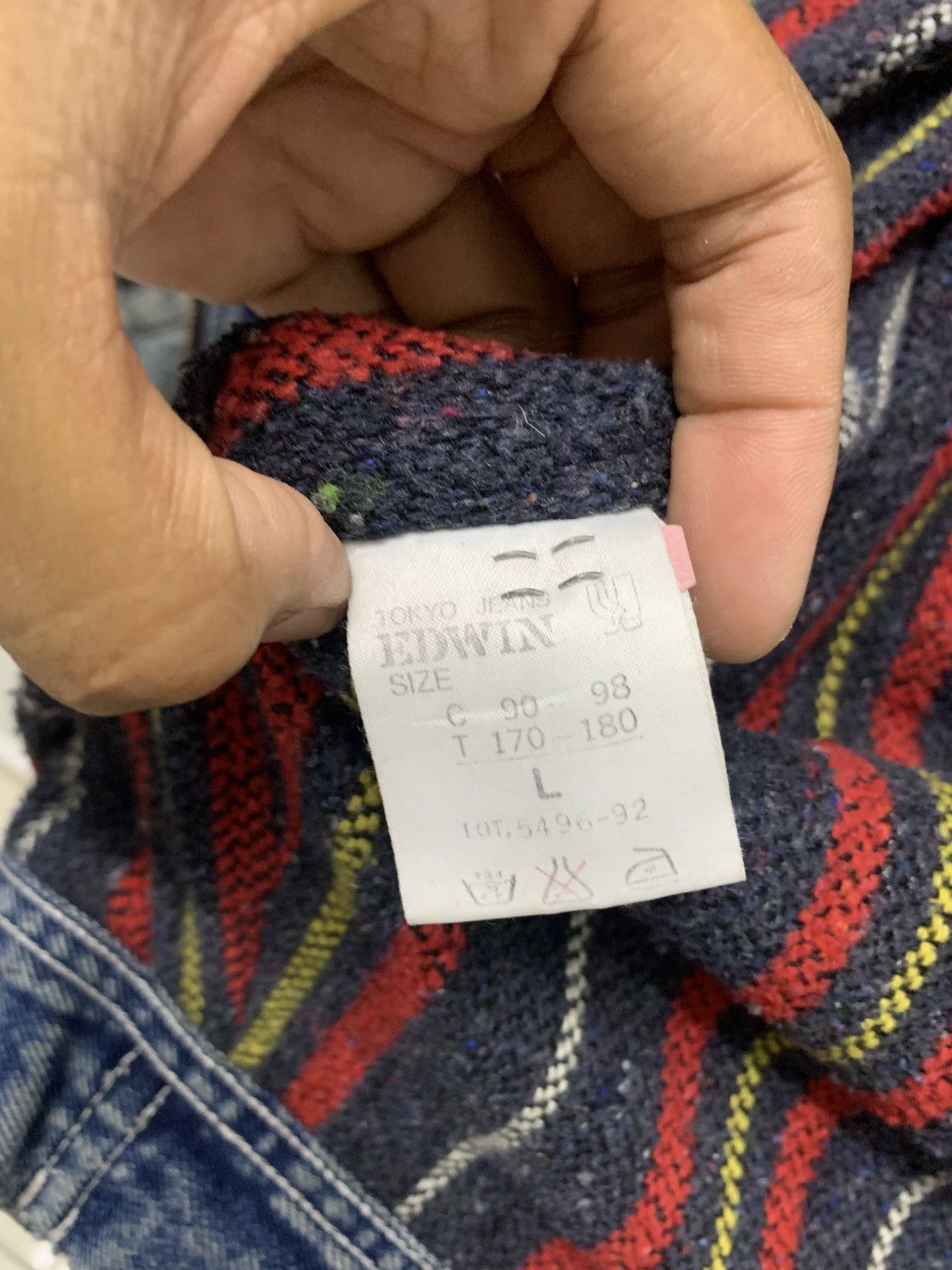 Edwin Vintage Edwin Denim Trucker Jacket Size US L / EU 52-54 / 3 - 5 Thumbnail