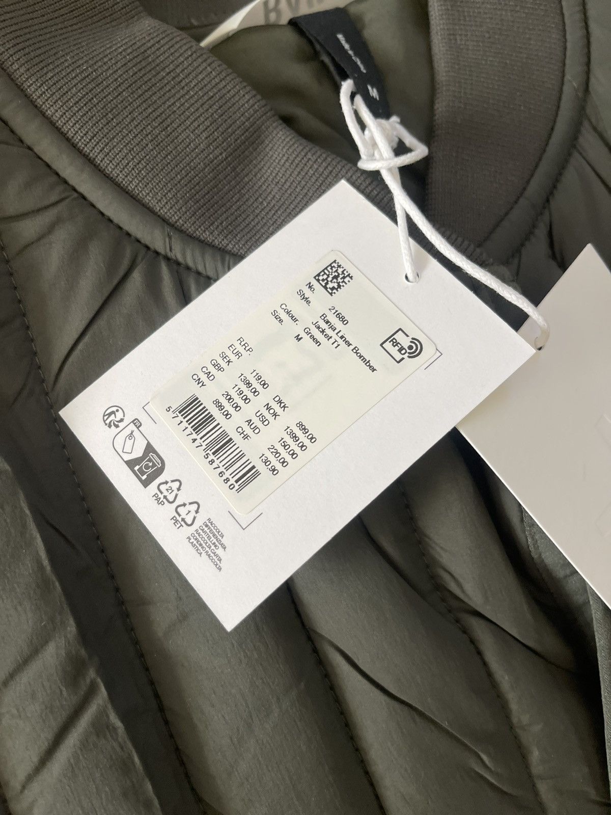 Rains Rains mens bomber Banja M New Size US M / EU 48-50 / 2 - 8 Thumbnail