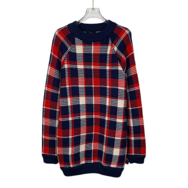 Louis Vuitton Louis Vuitton Colorblock plaid wool crewneck long-sleeve s Size M / US 6-8 / IT 42-44 - 1 Thumbnail