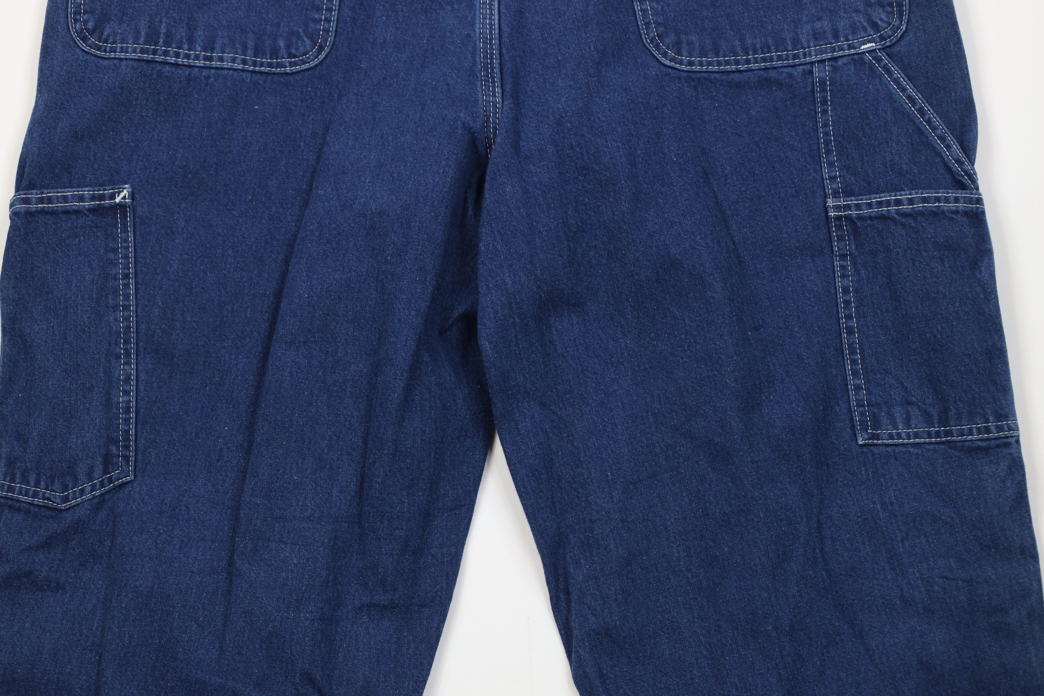 Carhartt Vintage Carhartt Wide Leg Dungaree Denim Jeans Blue Cotton Size US 38 / EU 54 - 11 Thumbnail