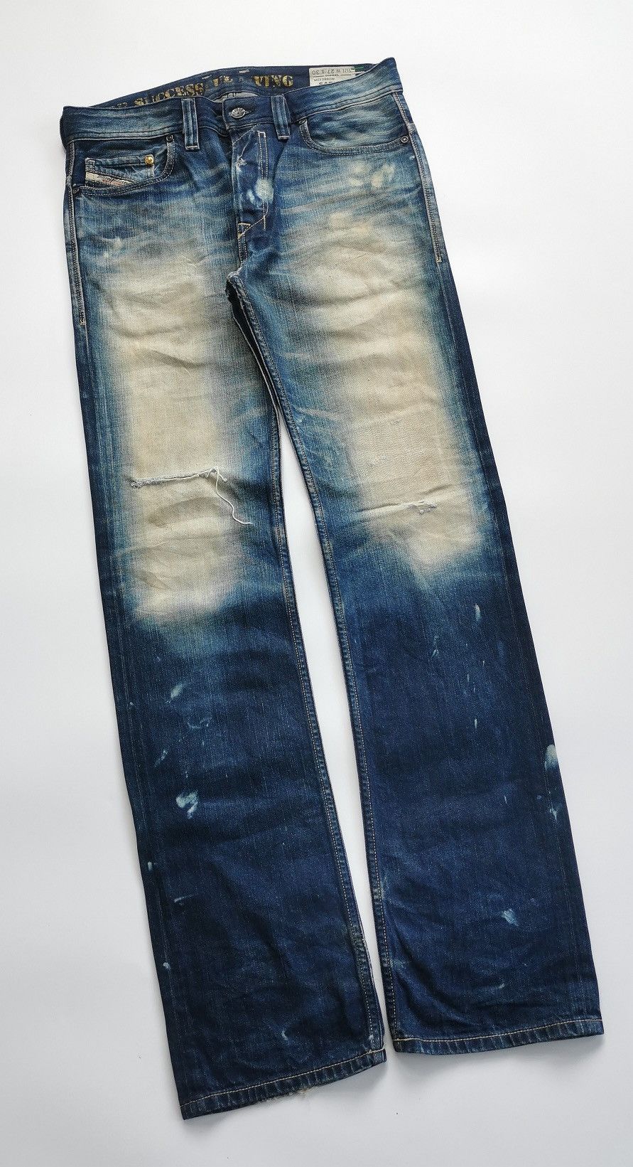 Diesel Black Gold Diesel Mudwash Safado Denim Jeans Size US 30 / EU 46 - 3 Thumbnail