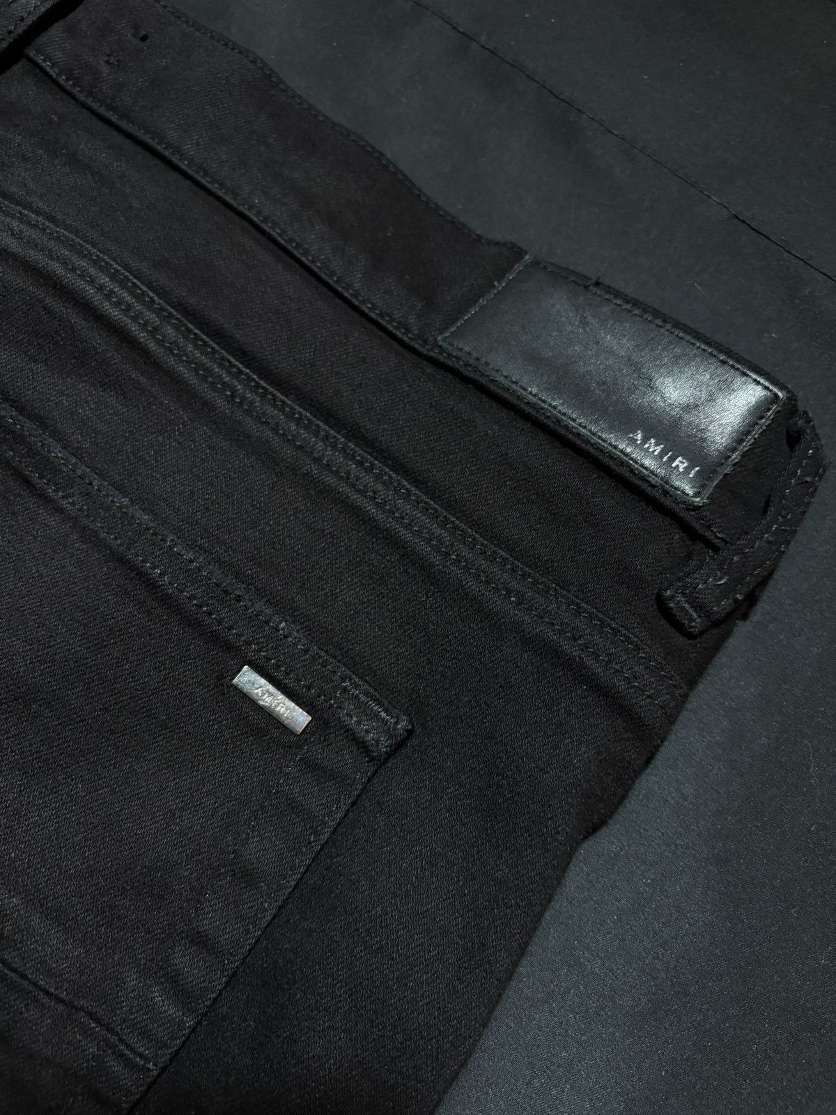 Amiri Amiri MX1 Black Patch Jeans - Size 40 Size US 40 / EU 56 - 4 Thumbnail