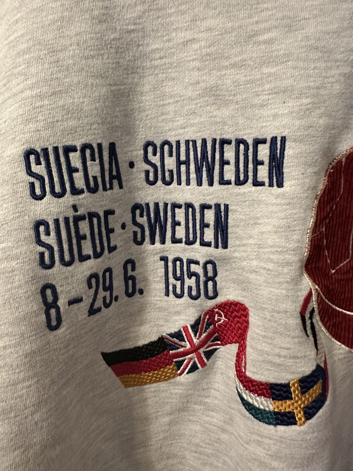 Adidas Rare! Vintage Adidas World Cup Sweatshirt Size US L / EU 52-54 / 3 - 3 Thumbnail