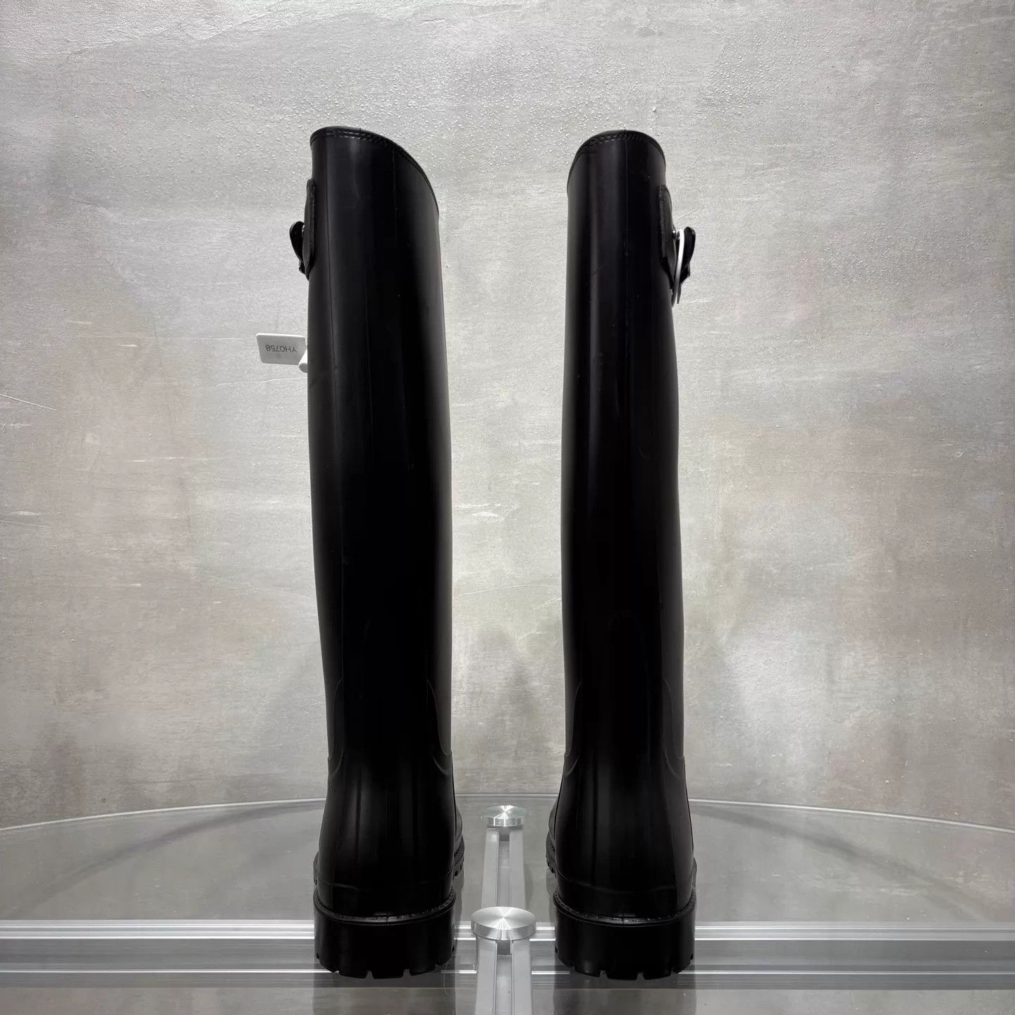 Saint Laurent Paris Saint Laurent Knee-High Black Rain Boots EU 38 Size US 7.5 / IT 37.5 - 6 Thumbnail