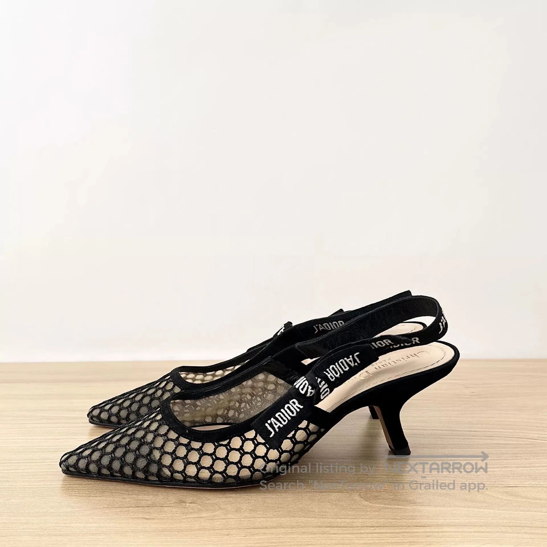 Dior Dior Mesh Kitten Heel Pumps Size 38. Size US 7 / IT 37 - 5 Thumbnail