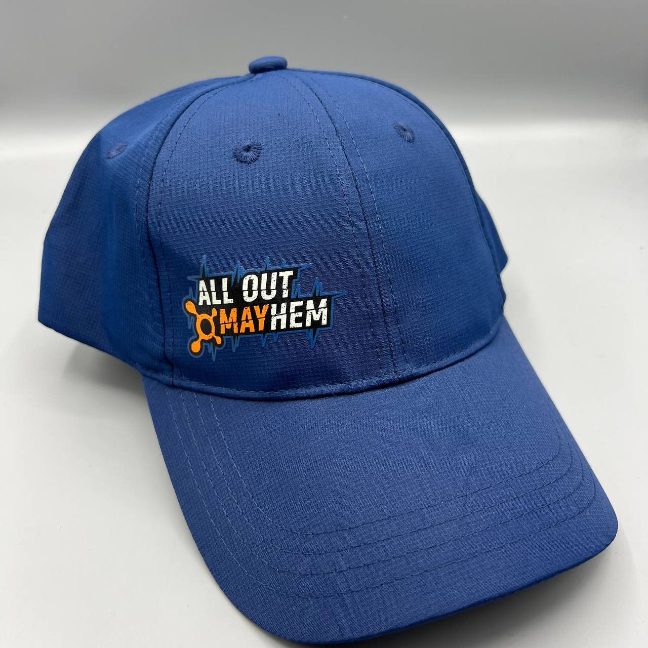 The Unbranded Brand All Out Mayhem Hat Men Blue Strap Back Cap New Size ONE SIZE - 3 Thumbnail