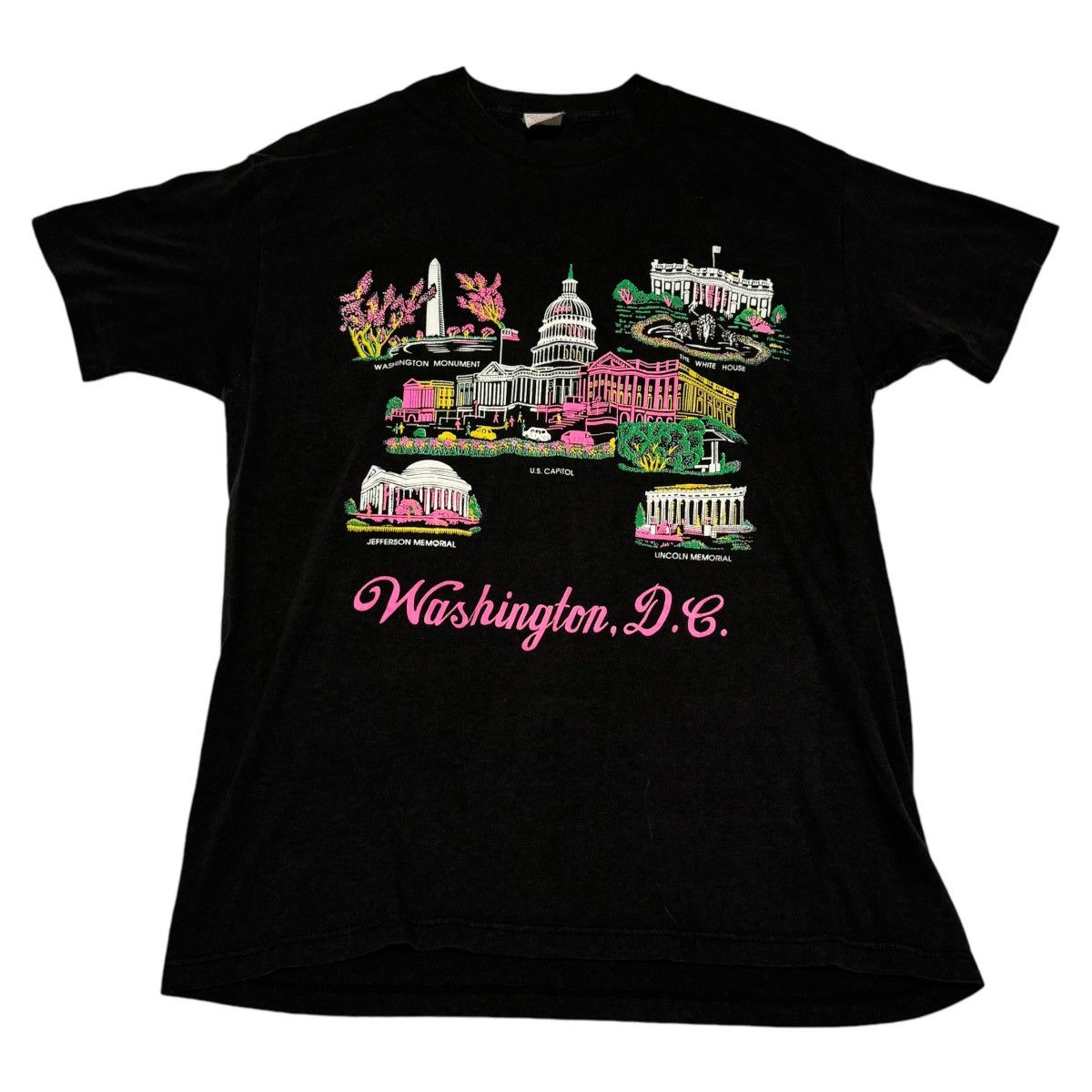 Vintage Vintage 90s Washington DC Building Shirt Adult Large Size US L / EU 52-54 / 3 - 1 Thumbnail