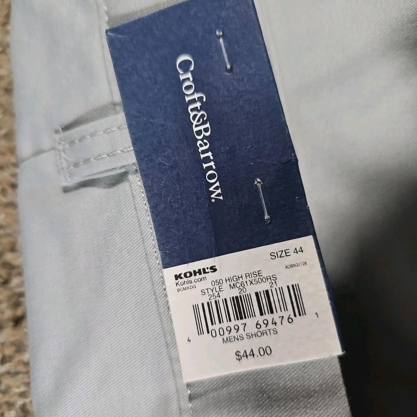 Croft & Barrow Croft & Barrow Comfort 050 High Rise Sz 44 Shorts Size 42" / US 20 - 3 Thumbnail