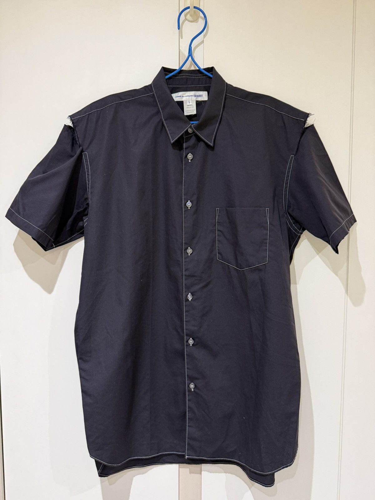 (RARE) SS16 Slit Short Sleeves Shirt