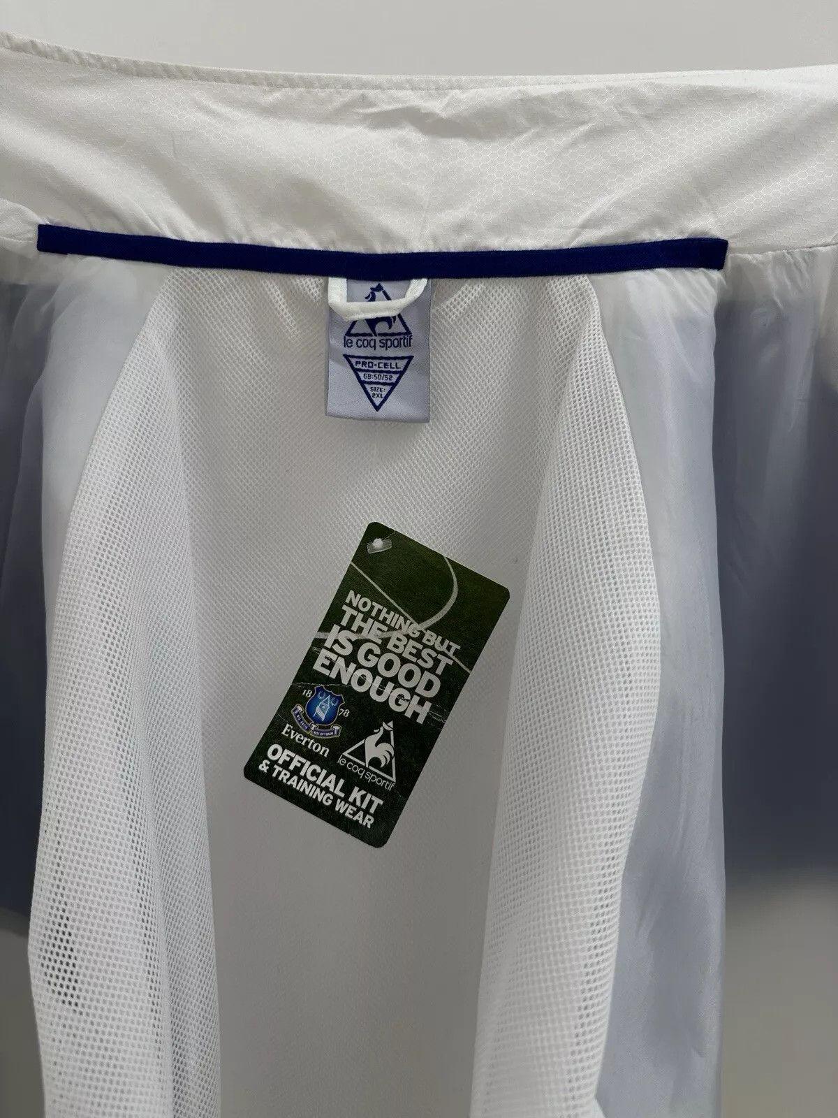 Le Coq Sportif Fc Everton 2010 2011 Track Jacket Training Soccer Football Size US XXL / EU 58 / 5 - 8 Thumbnail
