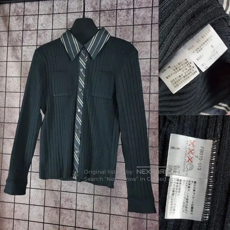 Burberry Burberry Black Cotton Blend Long Sleeve Knit Top. Size M / US 6-8 / IT 42-44 - 3 Thumbnail