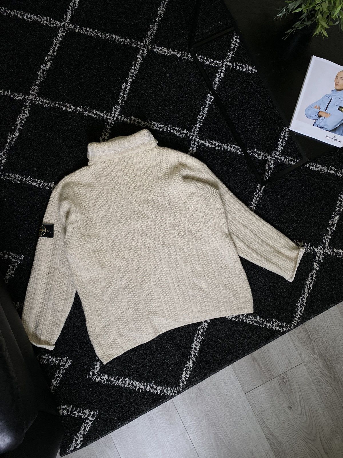 Stone Island × Vintage Stone Island Wool Sweater | Vintage 1996 year Size US L / EU 52-54 / 3 - 5 Thumbnail
