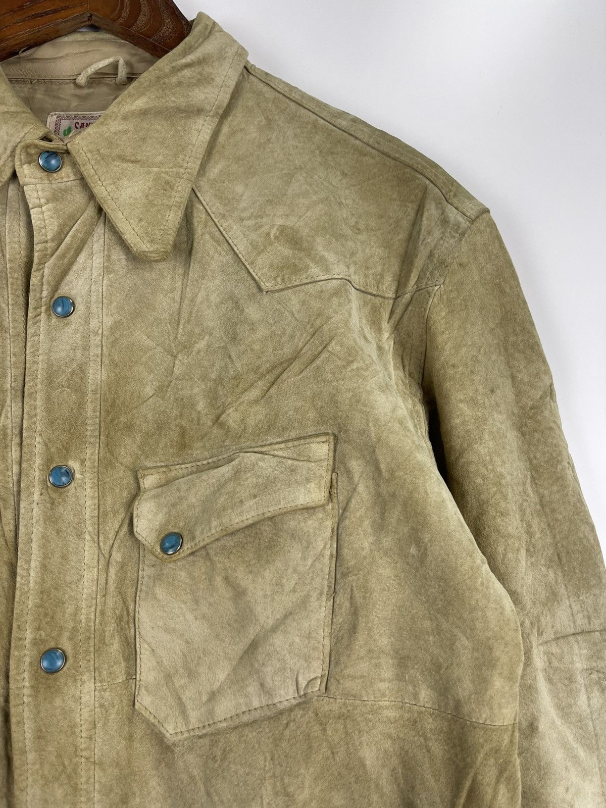 Leather Vintage Leather Western Jacket Size US L / EU 52-54 / 3 - 8 Thumbnail