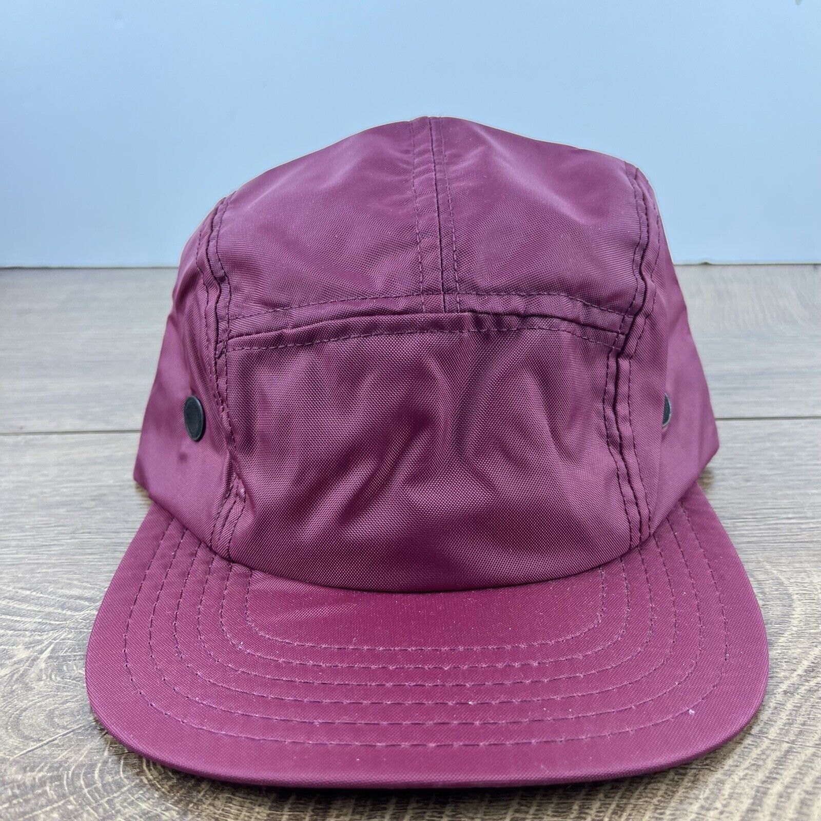 Other Maroon Red Running Hat Athletic Cap Red Adjustable Hat Red A Size ONE SIZE - 2 Thumbnail