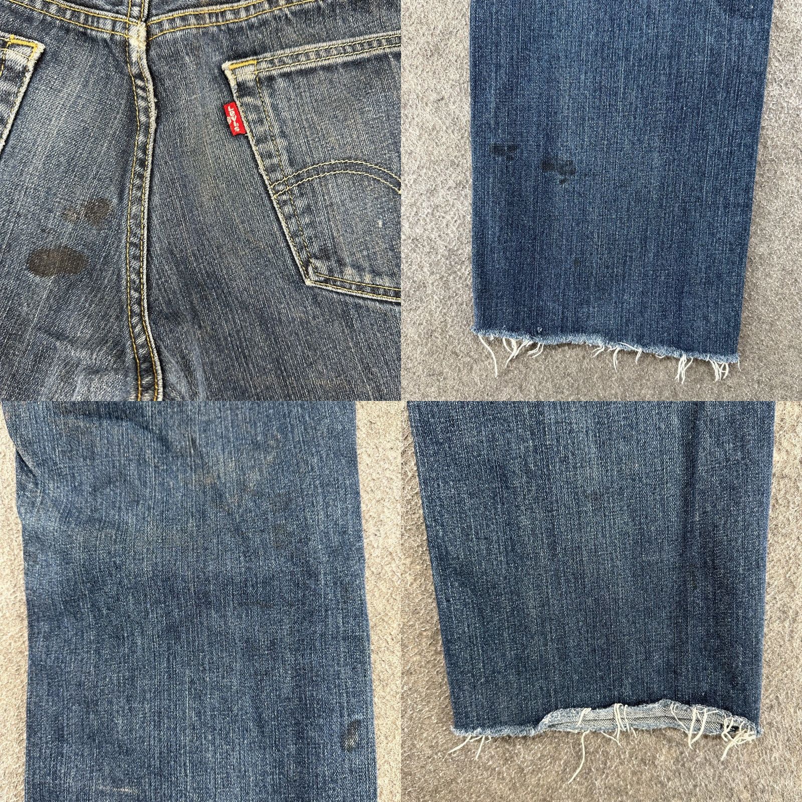 Levi's Levi's 559 Jeans Mens 33x30 Blue Straight Relaxed Distressed Cotton Denim 559 Model Modern 500 Series Mens Regular Size 33 Inseam 30 Size US 33 - 9 Thumbnail