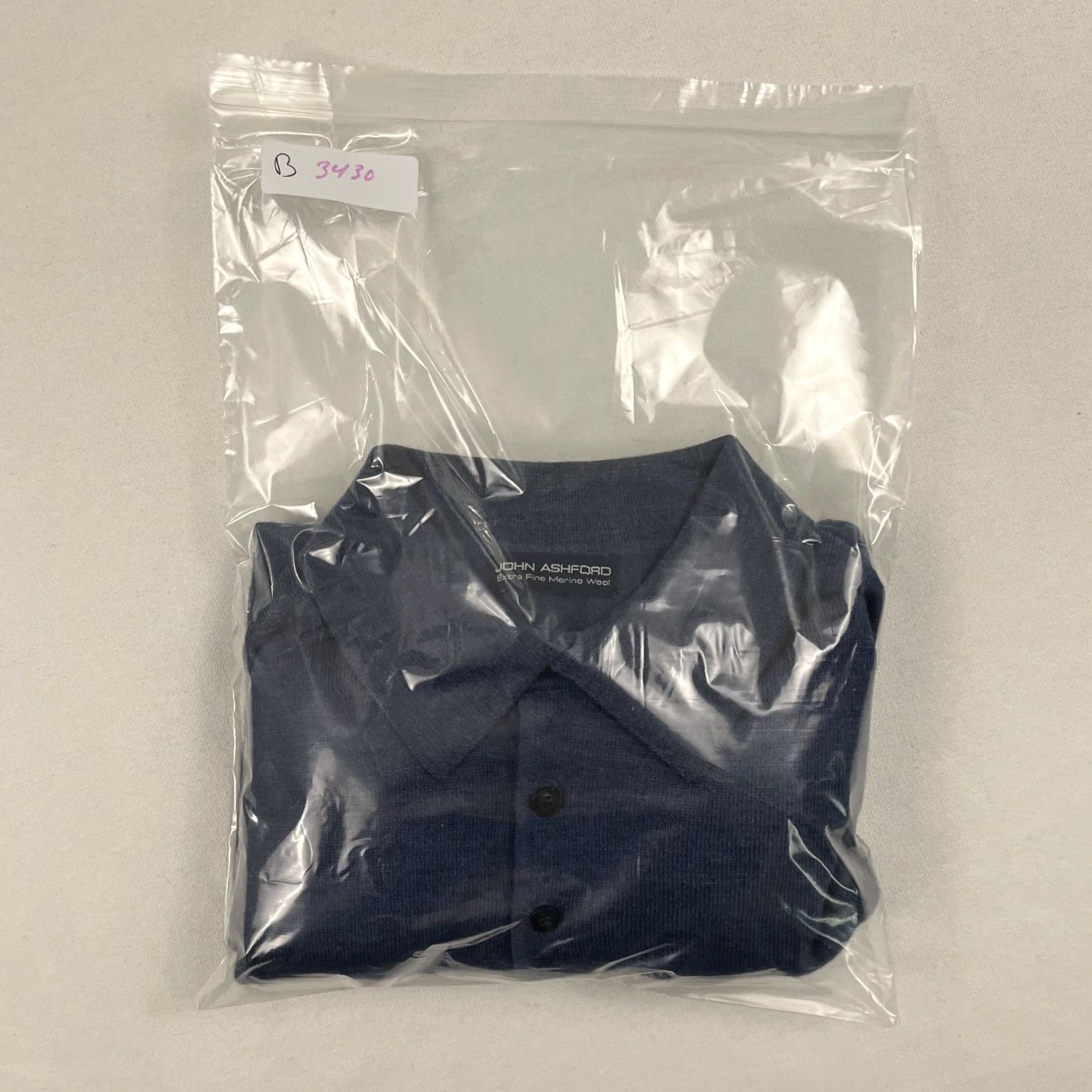 Vintage VINTAGE John Ashford Sweater Polo Mens XL Merino Wool Blue Jumper Academia Old Money VTG Size US XL / EU 56 / 4 - 7 Thumbnail