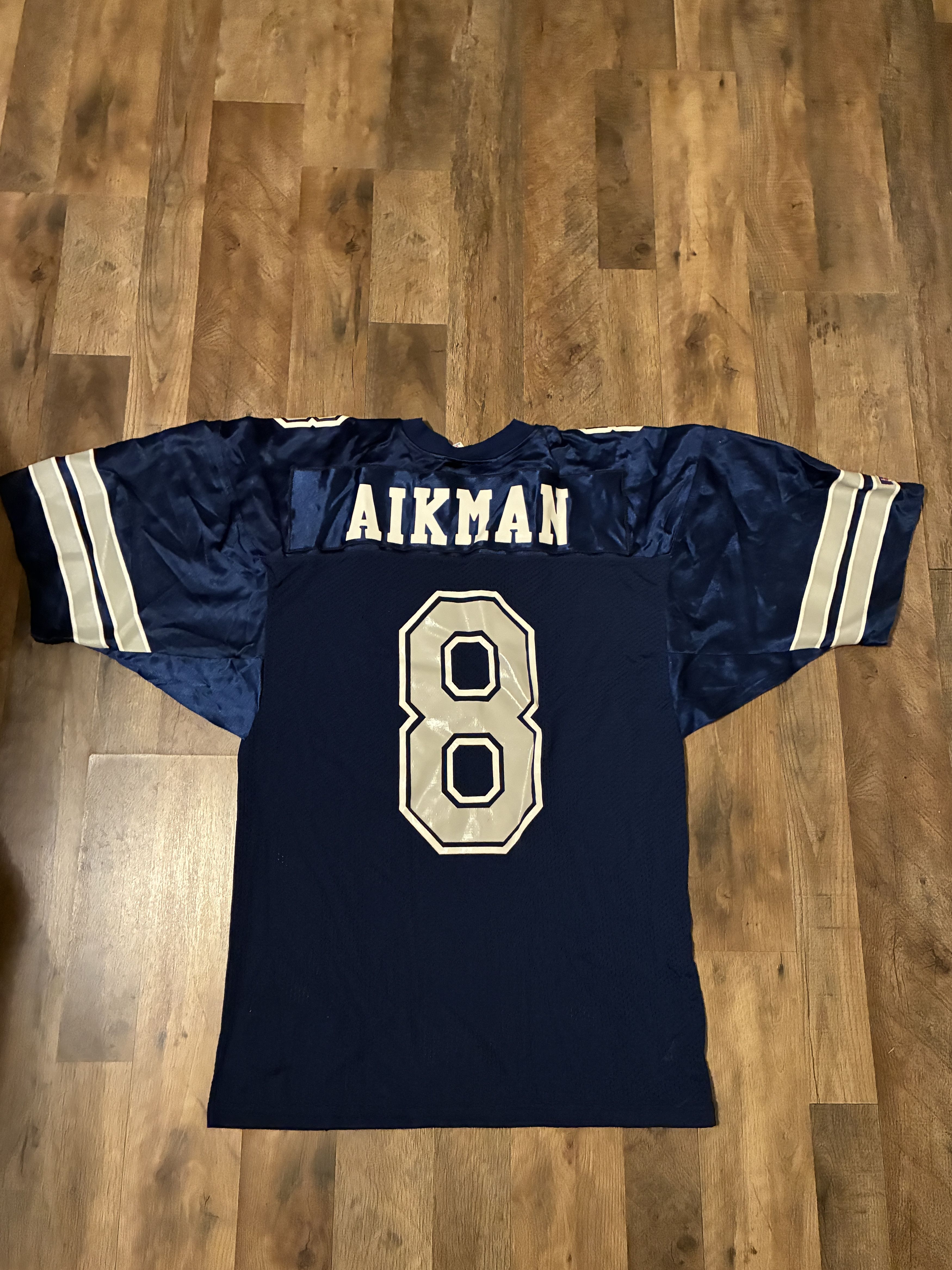 Russell Athletic Vintage Troy Aikman #8 Dallas Cowboys Russel NFL Jersey 44 Size US XL / EU 56 / 4 - 5 Thumbnail