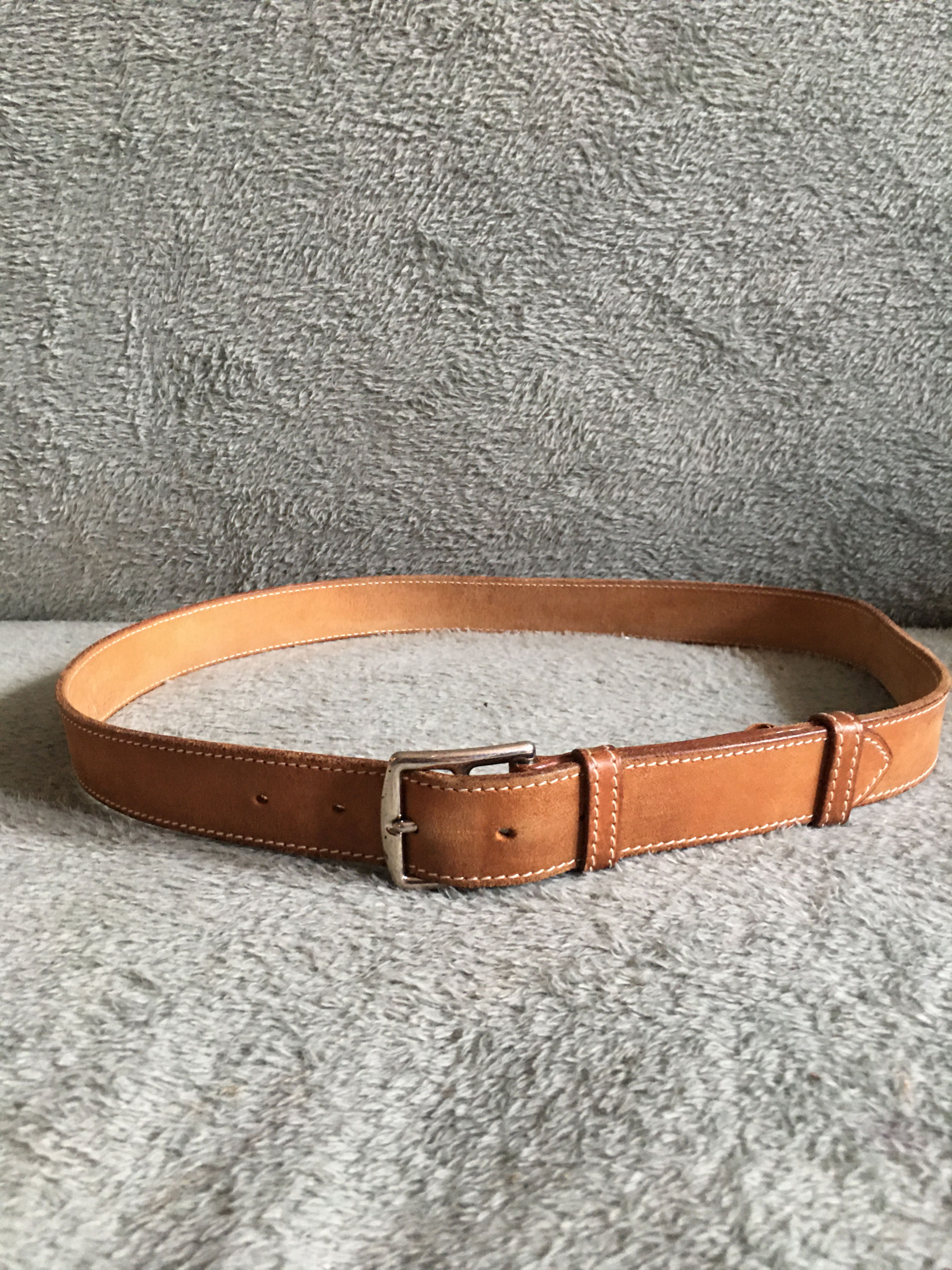 Hermes Hermes Etriviere Leather Belt Vintage 2000s Size 95 Size ONE SIZE - 4 Thumbnail