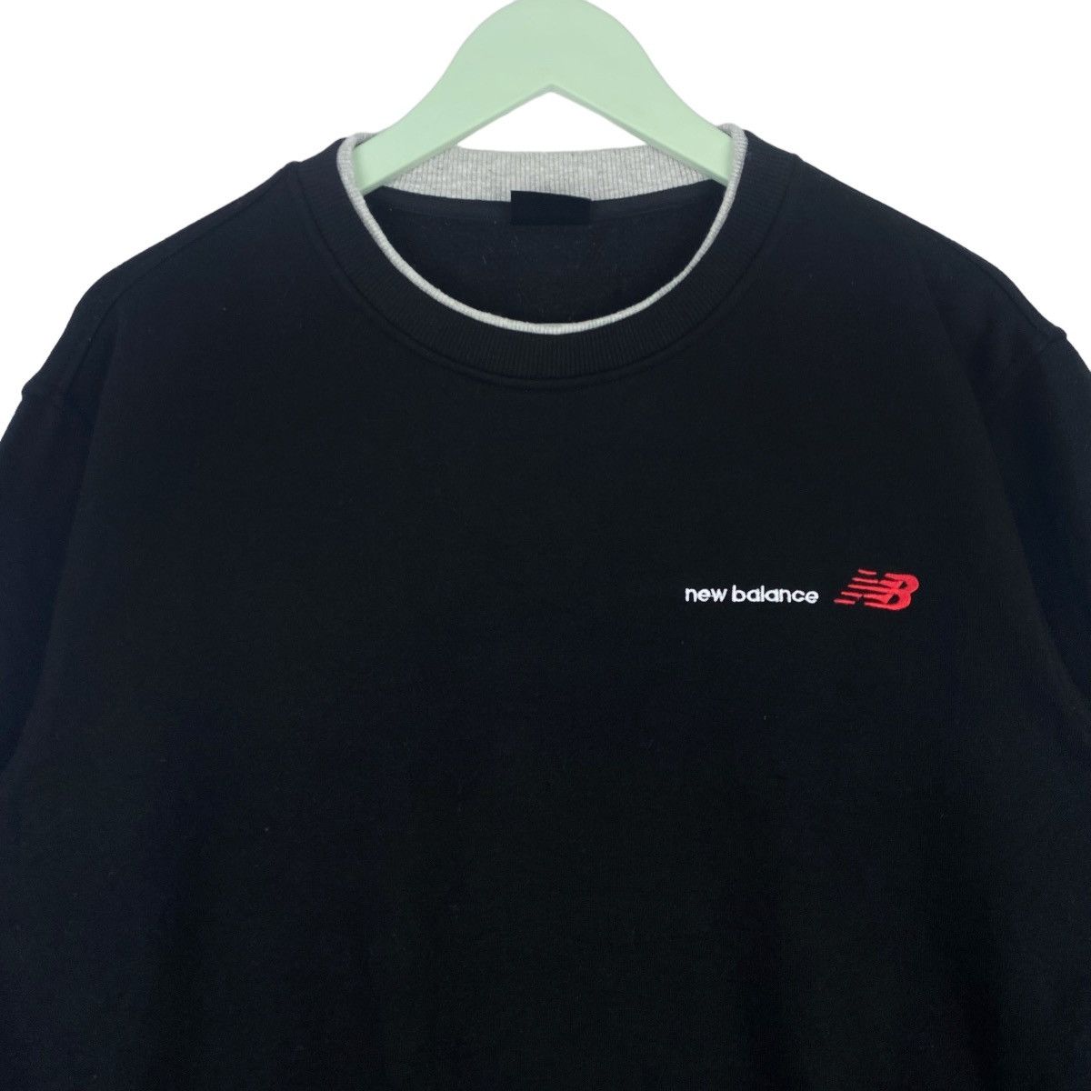 New Balance New Balance Sweatshirt Small Logo Crewneck Pullover Jumper Size US M / EU 48-50 / 2 - 2 Thumbnail