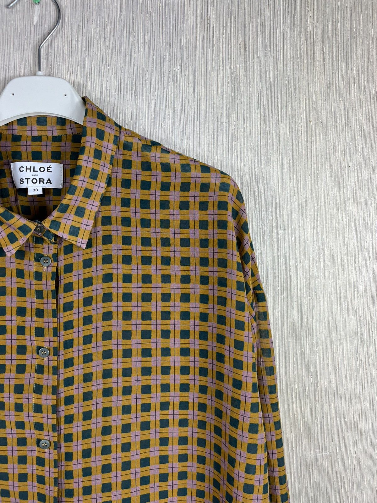 Chloe × Designer Chloé Stora Paris patterned button up shirt full print chloe Size S / US 4 / IT 40 - 3 Thumbnail