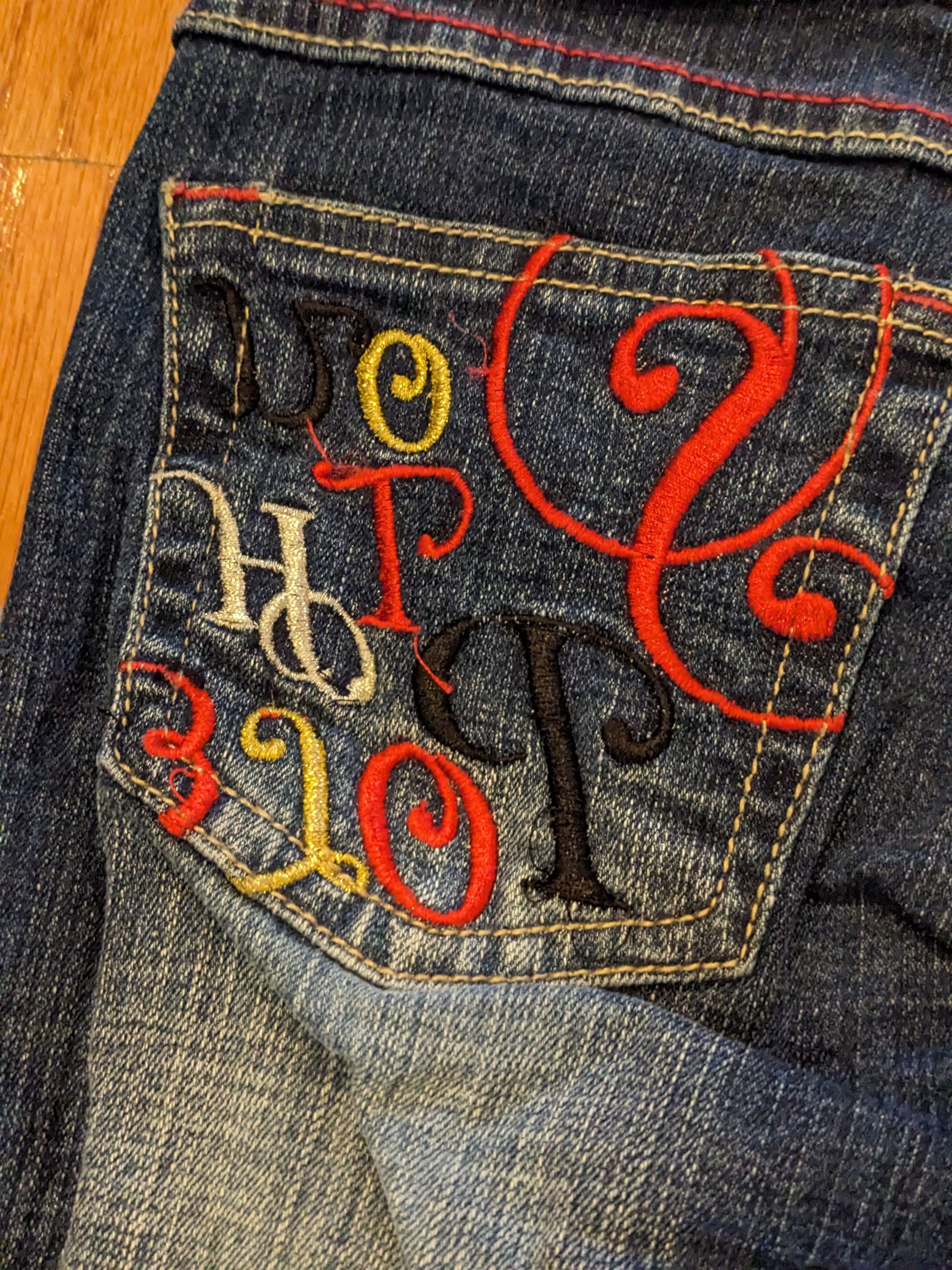 Southpole Vintage Y2K South Pole Blue Womans Size 5 Bell Bottom Jeans Size 27" / US 4 / IT 40 - 3 Thumbnail