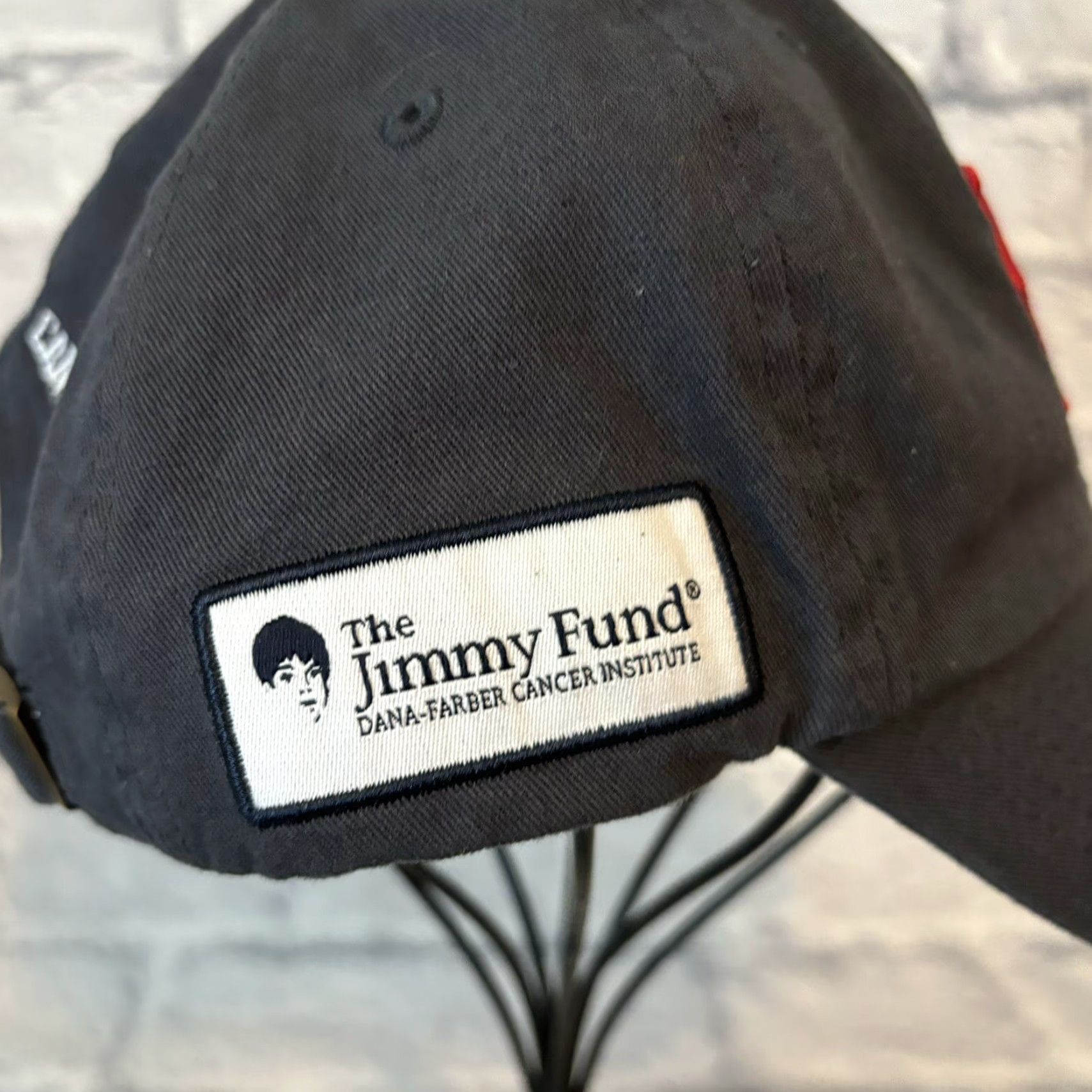MLB VINTAGE Boston Red Sox Baseball Cap Hat MLB Jimmy Fund Cancer Institute RARE Size ONE SIZE - 3 Thumbnail