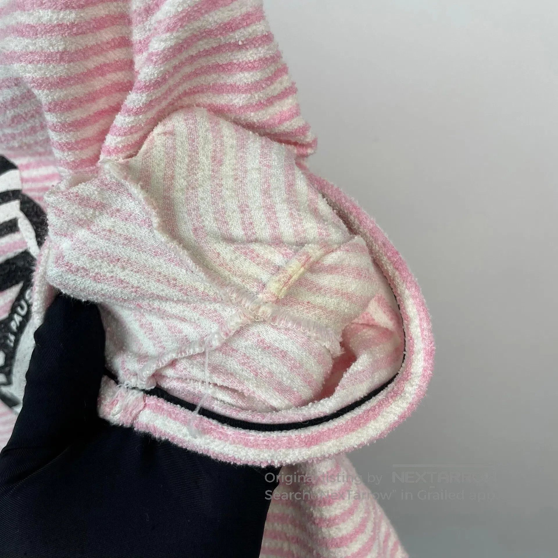 Chanel Chanel Pink Striped T-Shirt| Size XS / US 0-2 / IT 36-38 - 5 Thumbnail