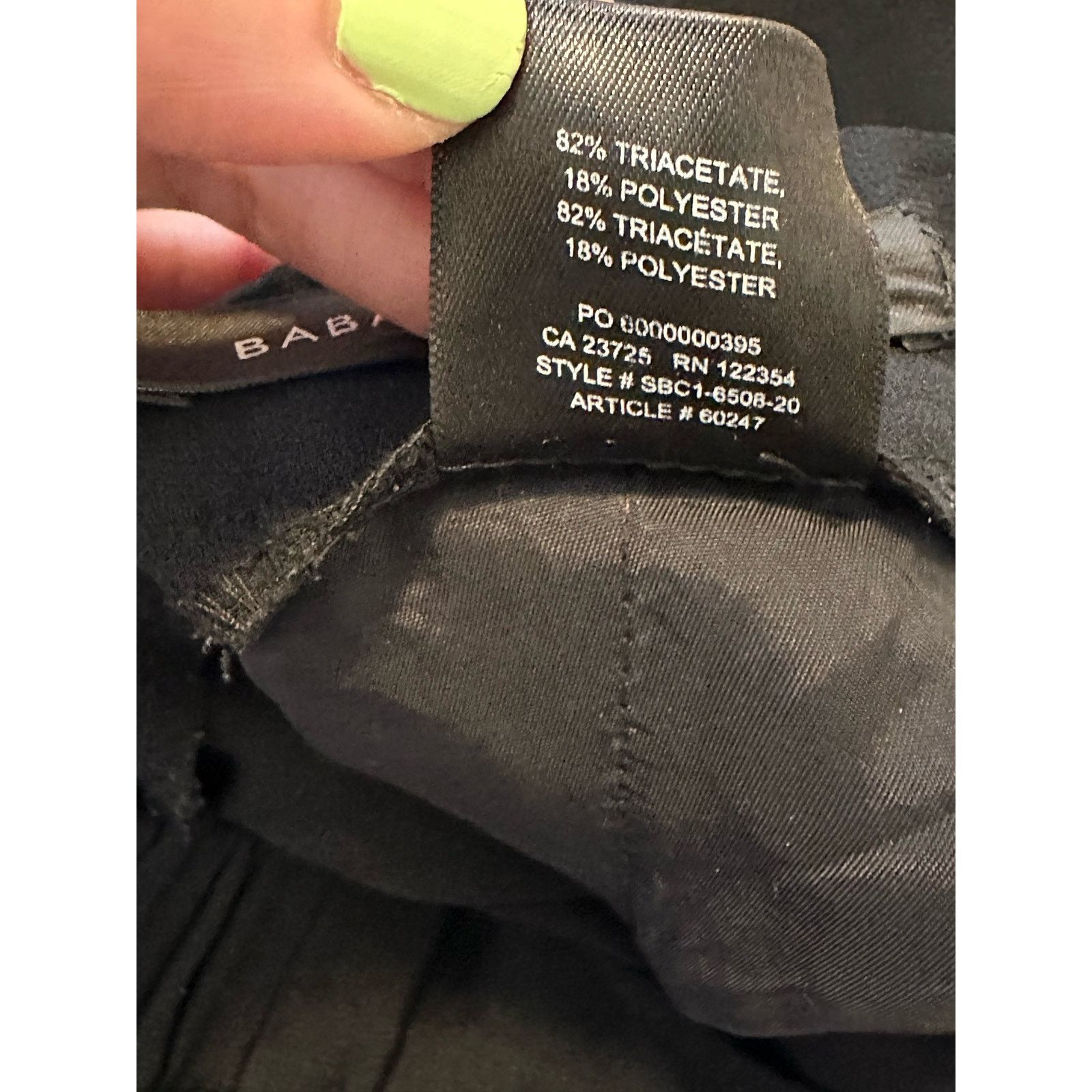 Aritzia Babaton Atelier black pleated pull on pants size 00 Size 24" / US 00 / IT 34 - 4 Thumbnail