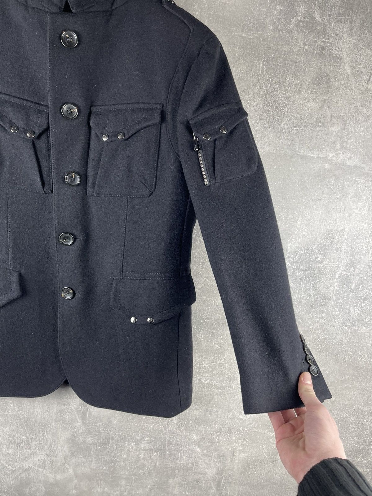 Montecore Montecore Wool Tailored Jacket with Removable Quilted Liner Size US L / EU 52-54 / 3 - 4 Thumbnail