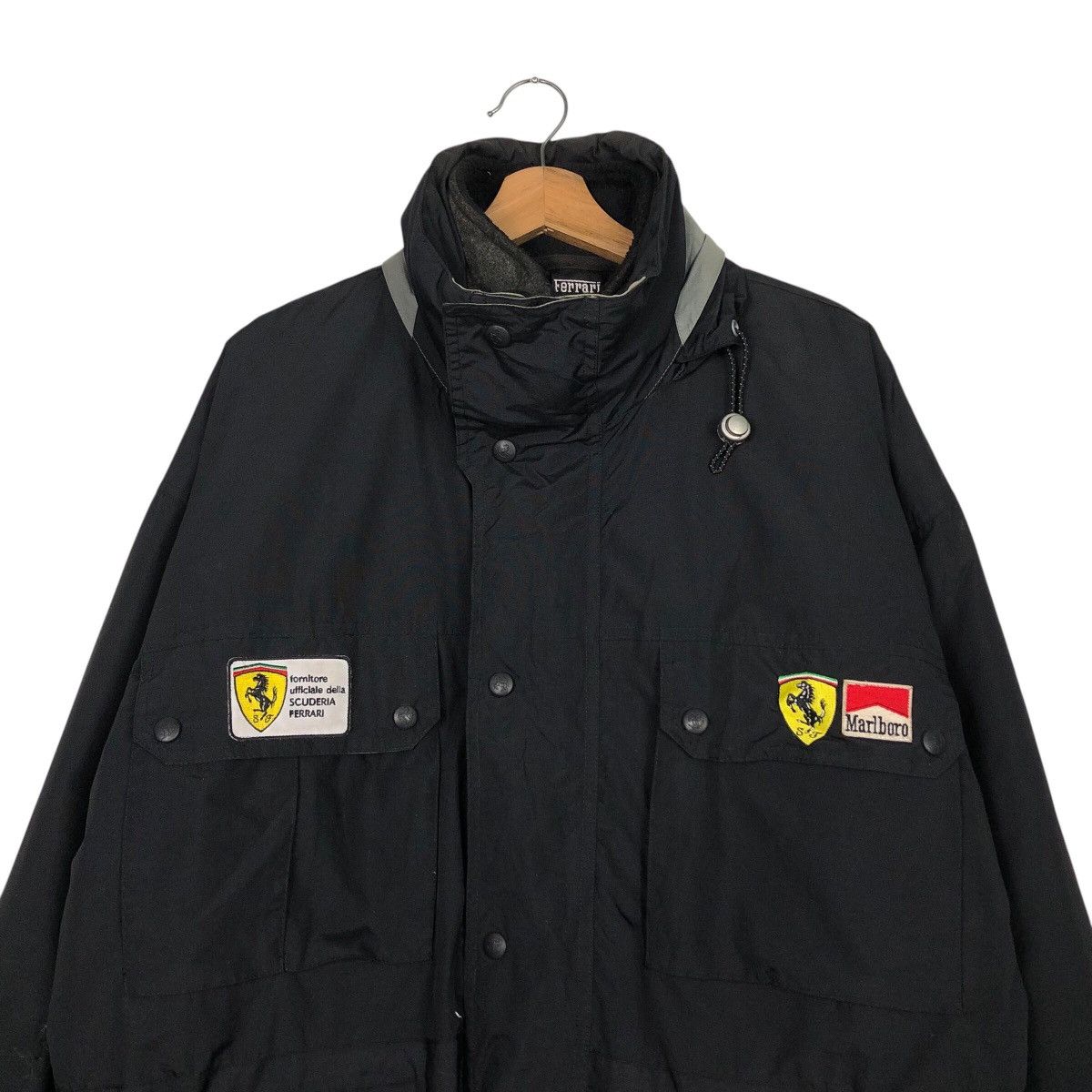 Japanese Brand 📌Vintage Zipper Jacket Racing Wear Ferrari Distressed Wear Size US S / EU 44-46 / 1 - 4 Thumbnail