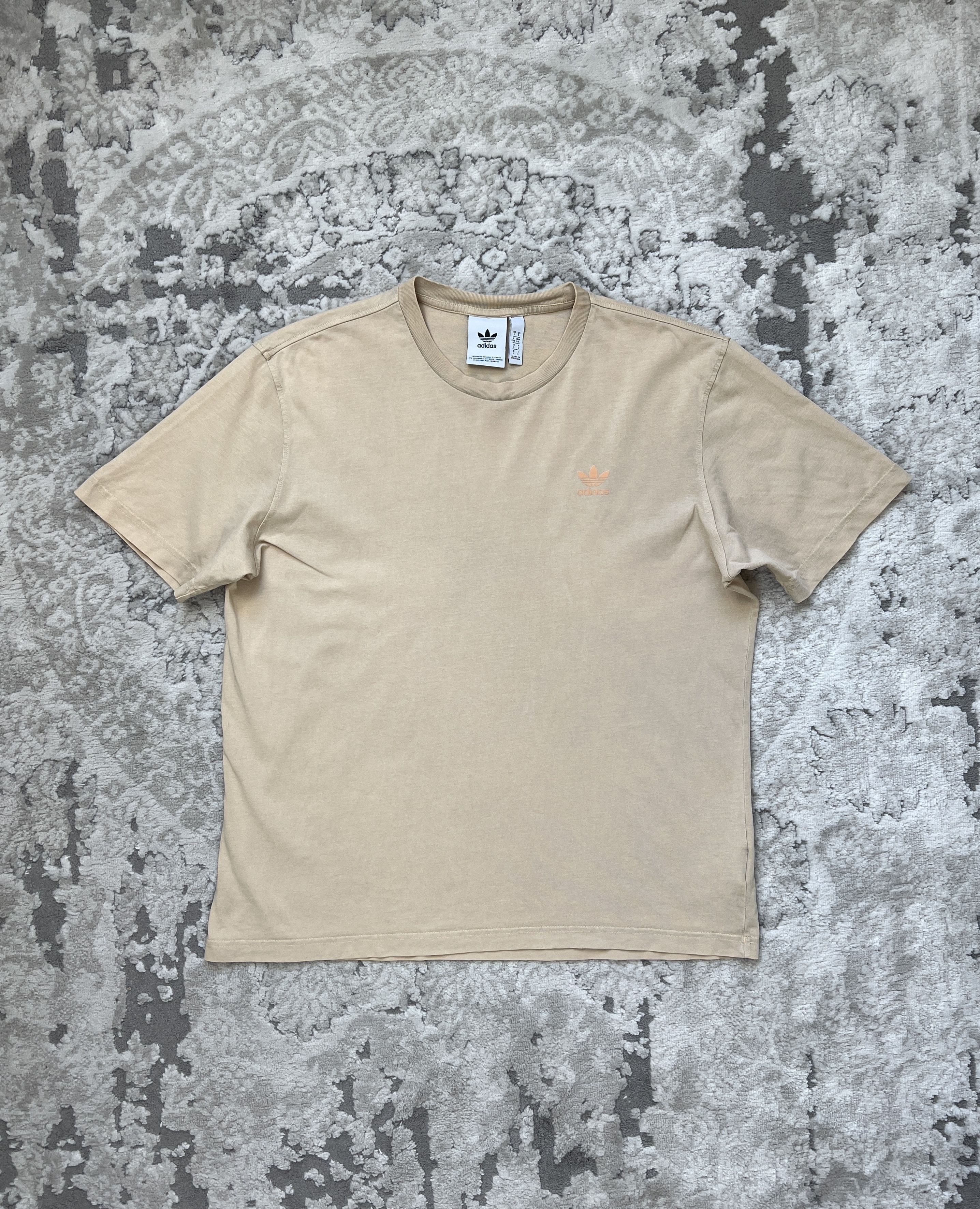 Adidas Adidas Originals Trefoil Logo T-Shirt Tee Beige Size US L / EU 52-54 / 3 - 1 Thumbnail