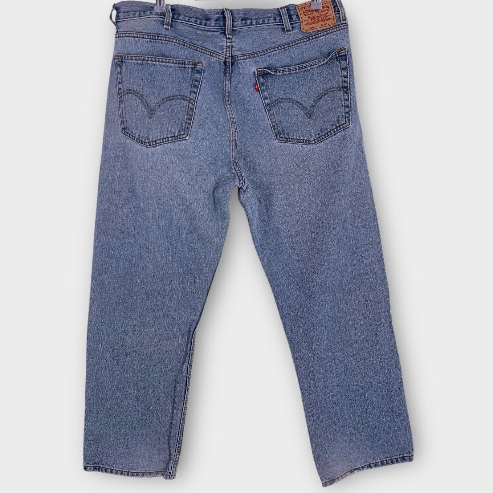 Levi's VTG Y2K Levi’s 550 Jeans 40x30 Light Wash Blue Regular Fit Size US 40 / EU 56 - 3 Thumbnail
