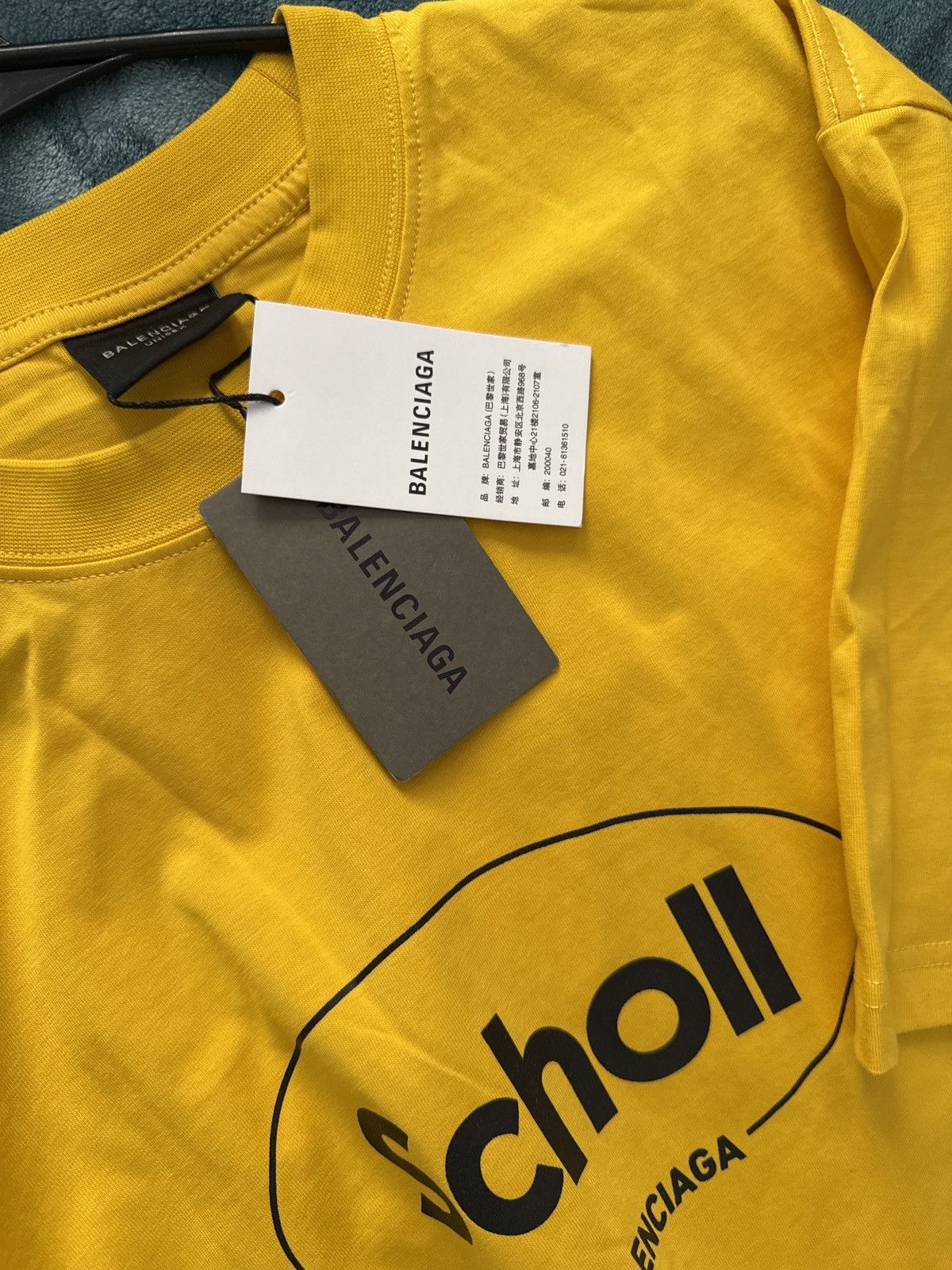 Balenciaga × Scholl Balenciaga Scholl Tee Size US S / EU 44-46 / 1 - 2 Thumbnail