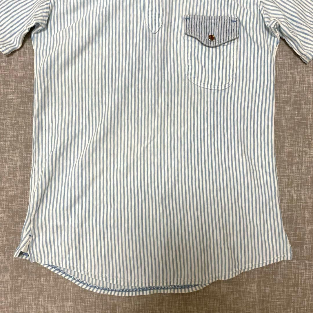 Kapital KAPITAL Polo Shirt Blue Stripe Size US S / EU 44-46 / 1 - 6 Thumbnail