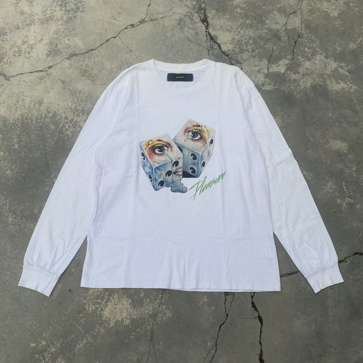 Pleasures 🔥PLEASURES🔥 DICE TEARS Long Sleeves Size US L / EU 52-54 / 3 - 1 Thumbnail