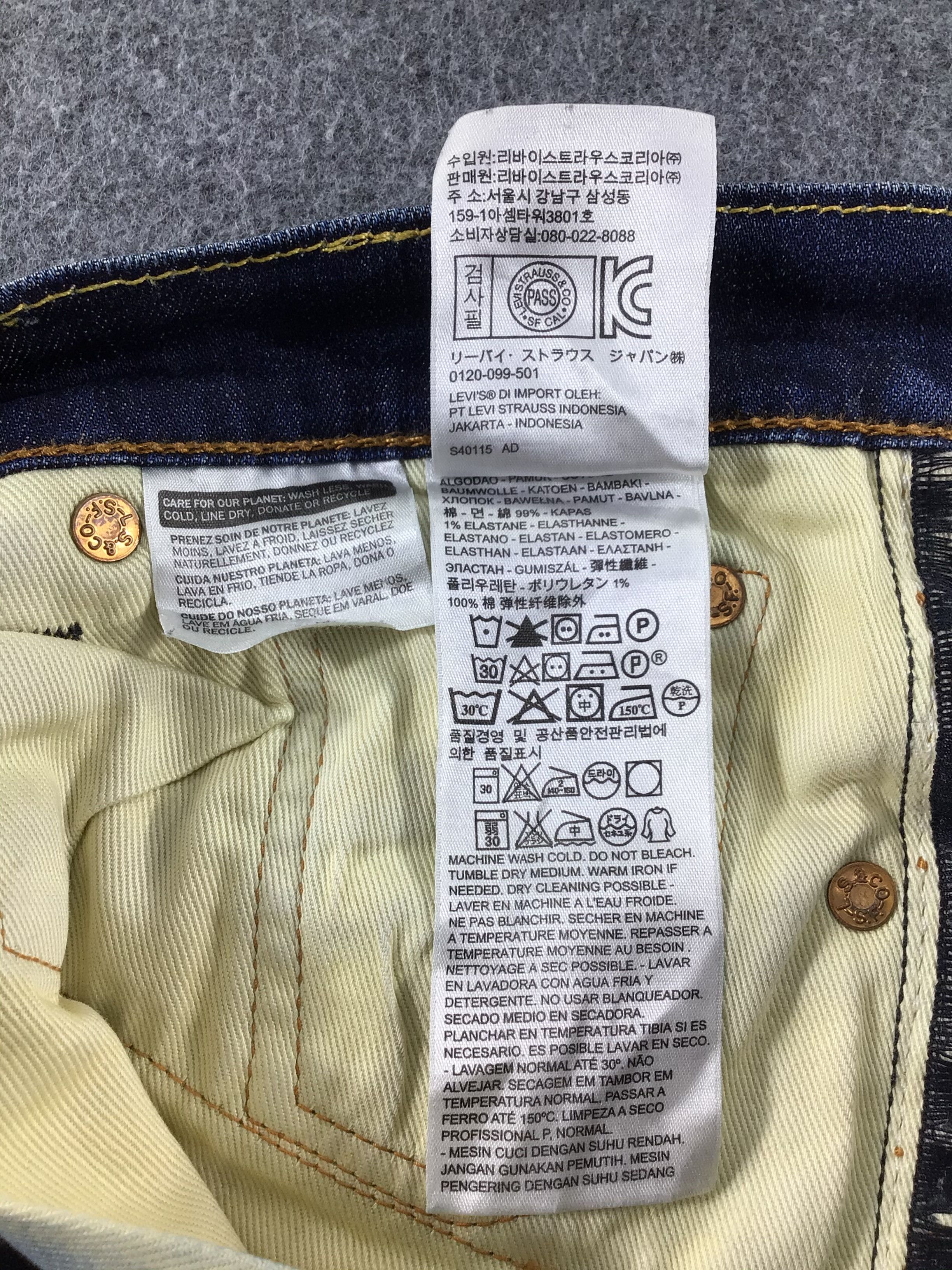 Levi's × Vintage Levis 511 Jeans-JM176 Size US 30 / EU 46 - 11 Thumbnail