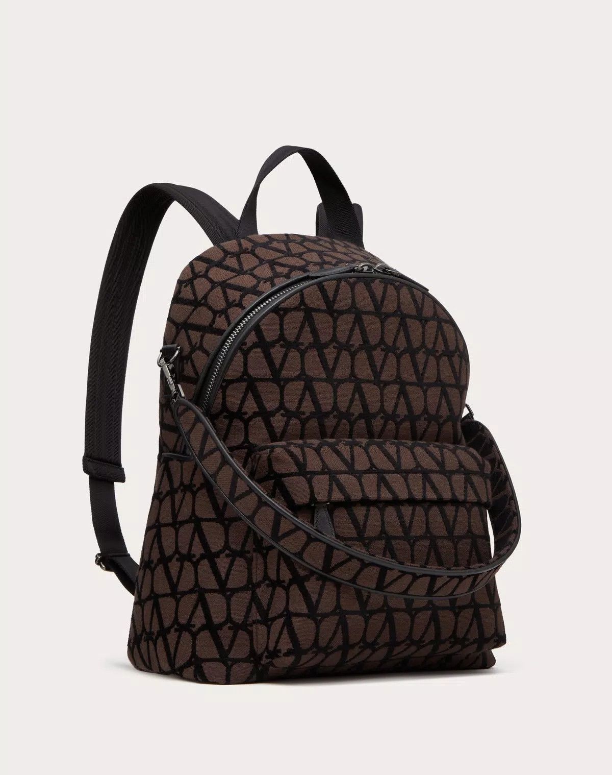 Valentino oc11z0725 Size: OS/ Iconographe Backpack in Melange/Black Size ONE SIZE - 2 Thumbnail