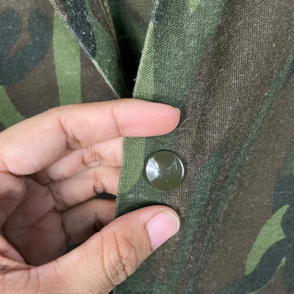 Other Vintage US Army Camouflage Hooded Long Coat Size US L / EU 52-54 / 3 - 16 Thumbnail