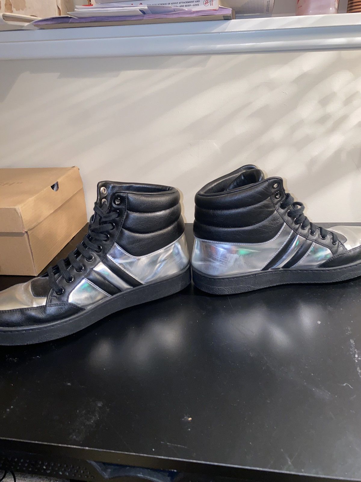 Gucci Gucci padded leather high tops Size US 10 / EU 43 - 9 Thumbnail