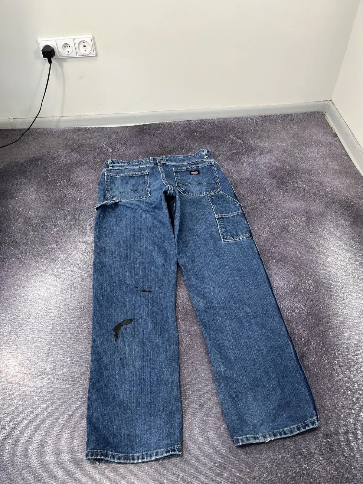 Dickies Vintage Dickies Y2K Blue Work Hype Baggy Jeans Size US 36 / EU 52 - 2 Thumbnail