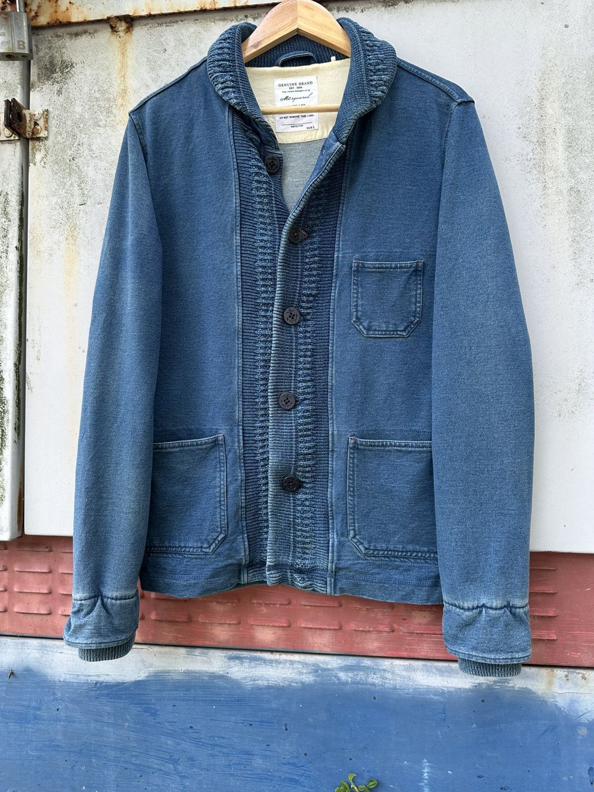 Vintage 👹Vintage D2Squared Knitted Chore Jacket Size US M / EU 48-50 / 2 - 5 Thumbnail