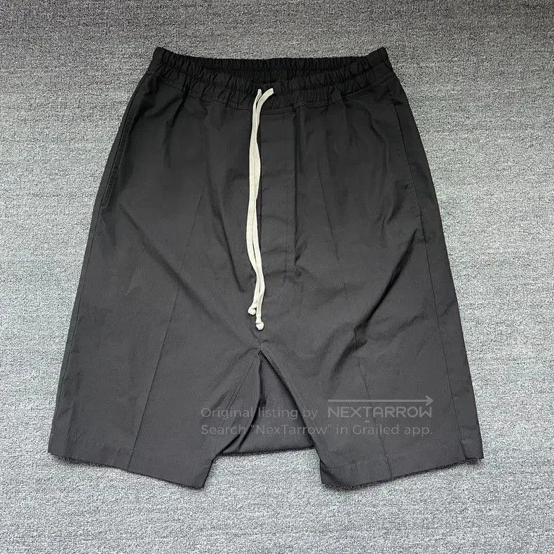 Rick Owens Rick Owens Black Cotton Shorts S. Size US 26 / EU 42 - 1 Thumbnail