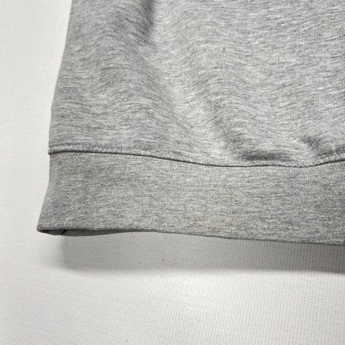 Nike × Vintage Nike Crewneck Grey Sweatshirt Mini Swoosh 90s Made In Turkey Size US XL / EU 56 / 4 - 13 Thumbnail