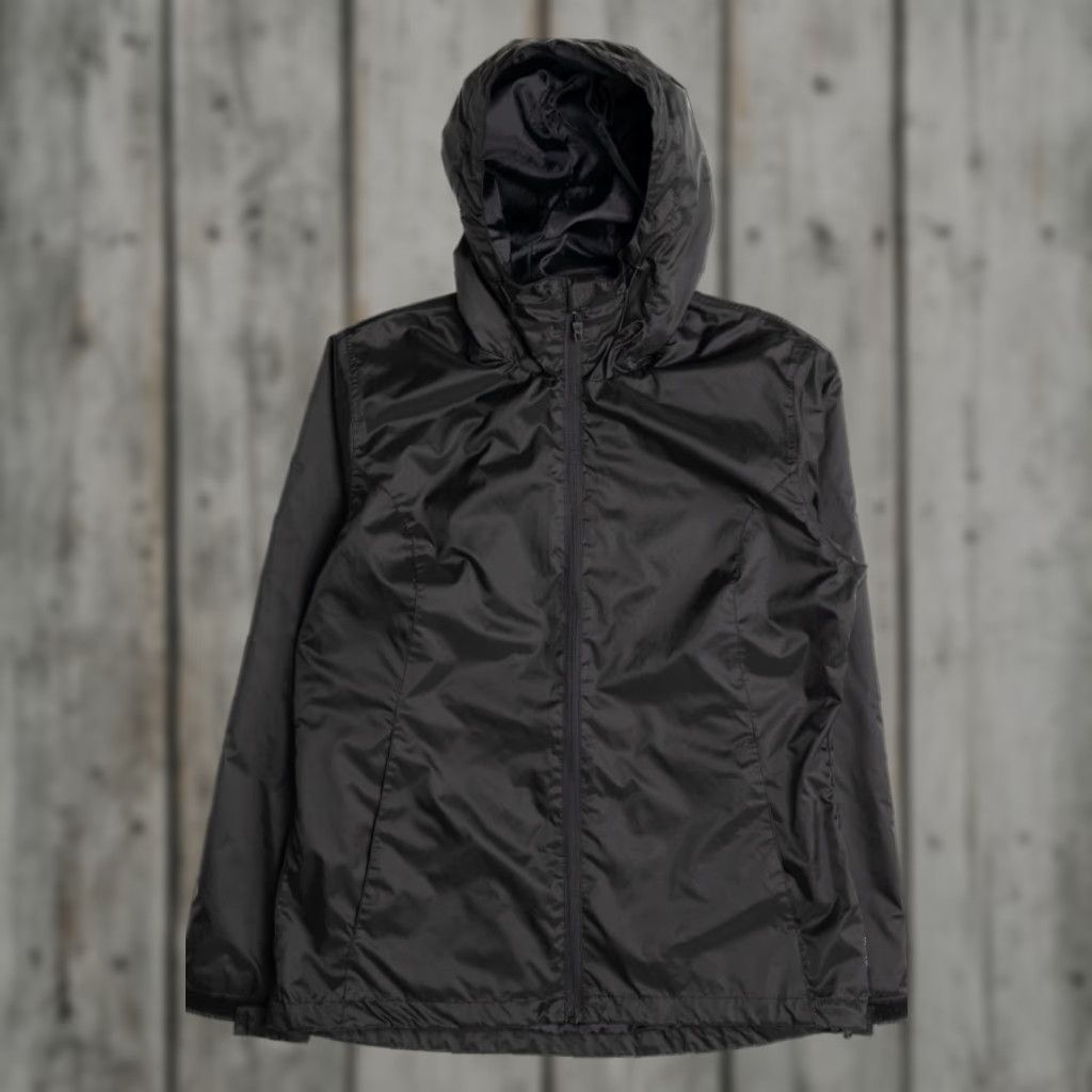 Vintage VINTAGE Everest Lightweight Jacket Black Large Hooded Windbreaker Shirt Size US L / EU 52-54 / 3 - 1 Thumbnail