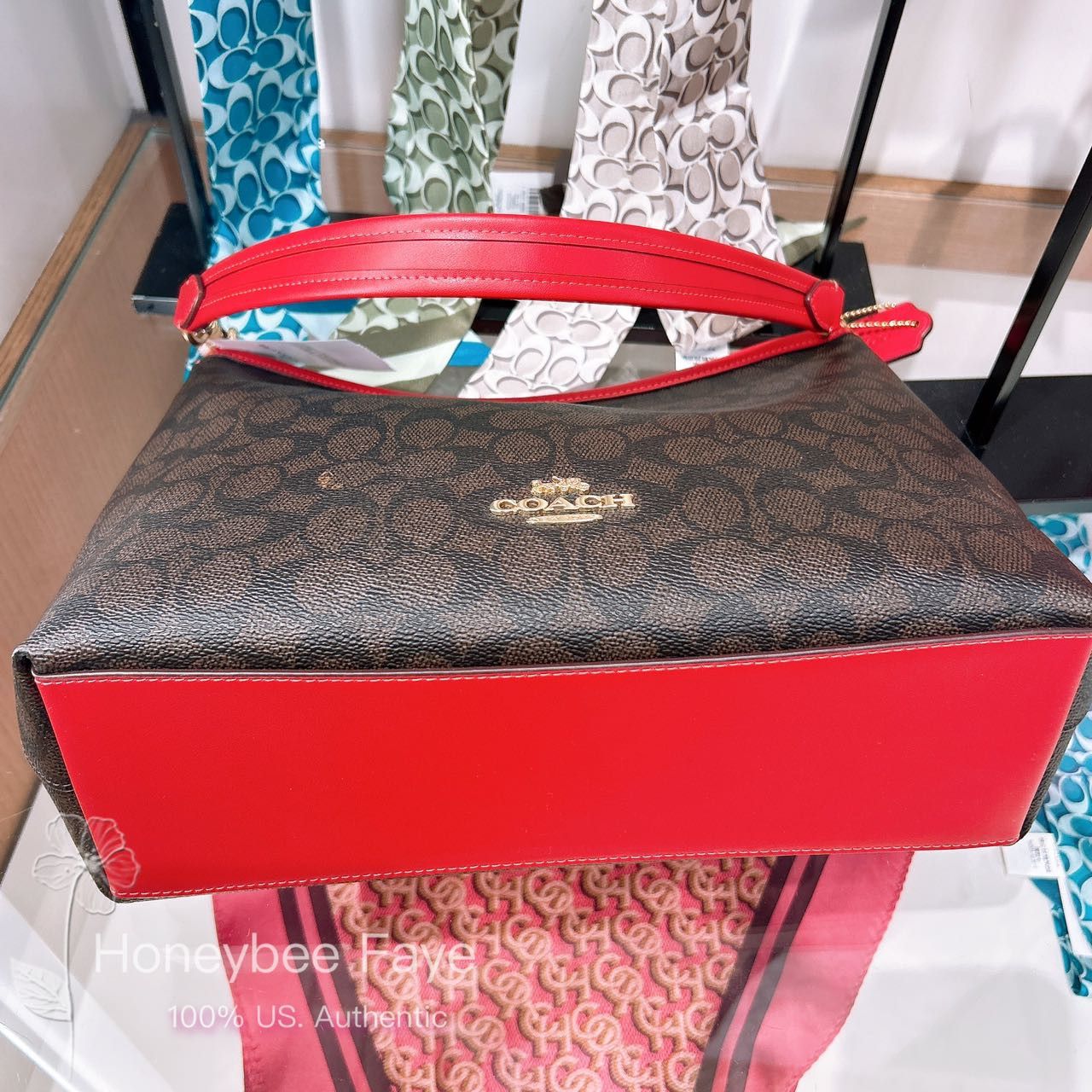 Coach Laurel Shoulder Bag In Signature Canvas CV975 Size ONE SIZE - 6 Thumbnail