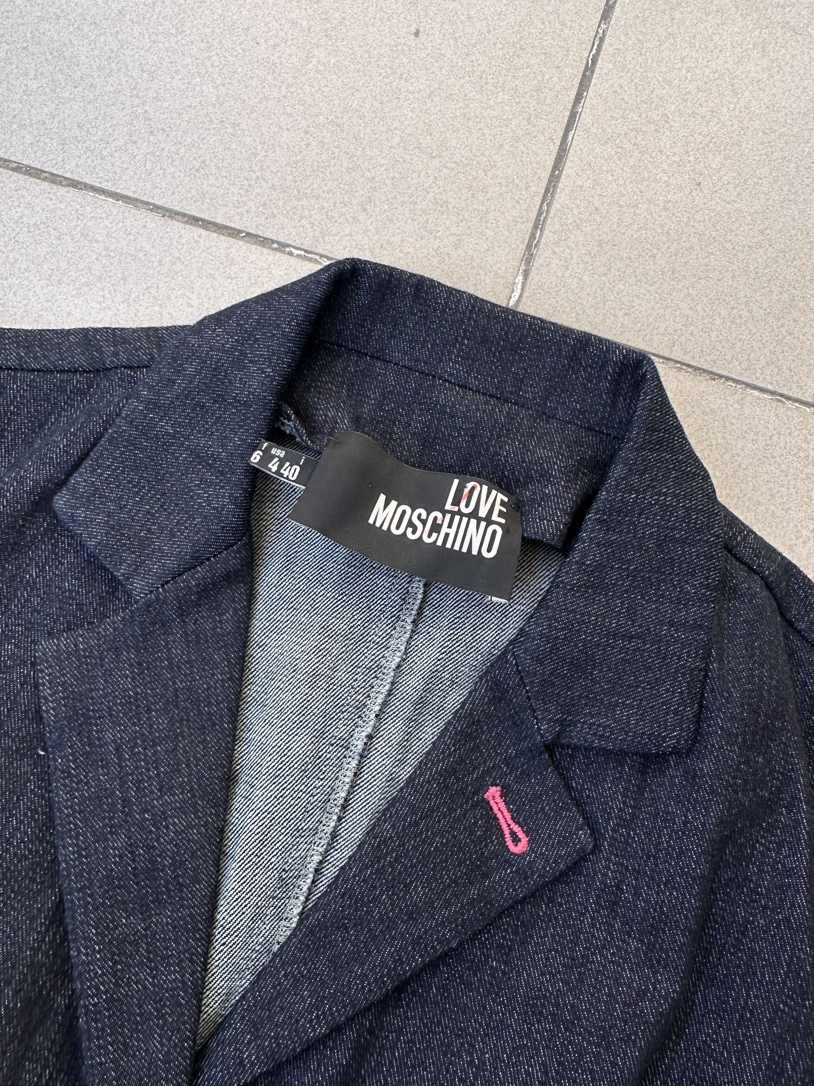 Moschino Moschino denim jacket women avant garde Size S / US 4 / IT 40 - 8 Thumbnail