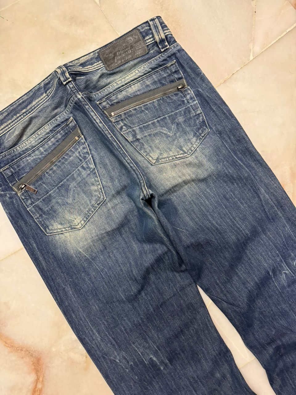 Diesel VINTAGE 00s DIESEL LARKEE-ZIP RUSTY MUD-PUNK DISTRESSING Size US 32 / EU 48 - 14 Thumbnail