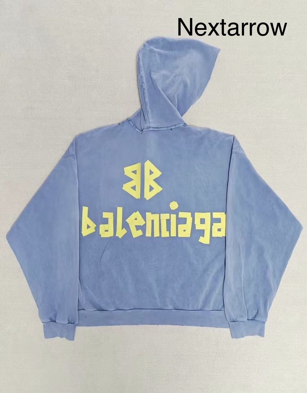 Balenciaga Balenciaga 24ss Haze Adhesive Hoodie Hoodie Sweatshirt Size US M / EU 48-50 / 2 - 2 Thumbnail